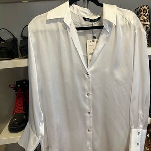 Zara White Effect Shirt